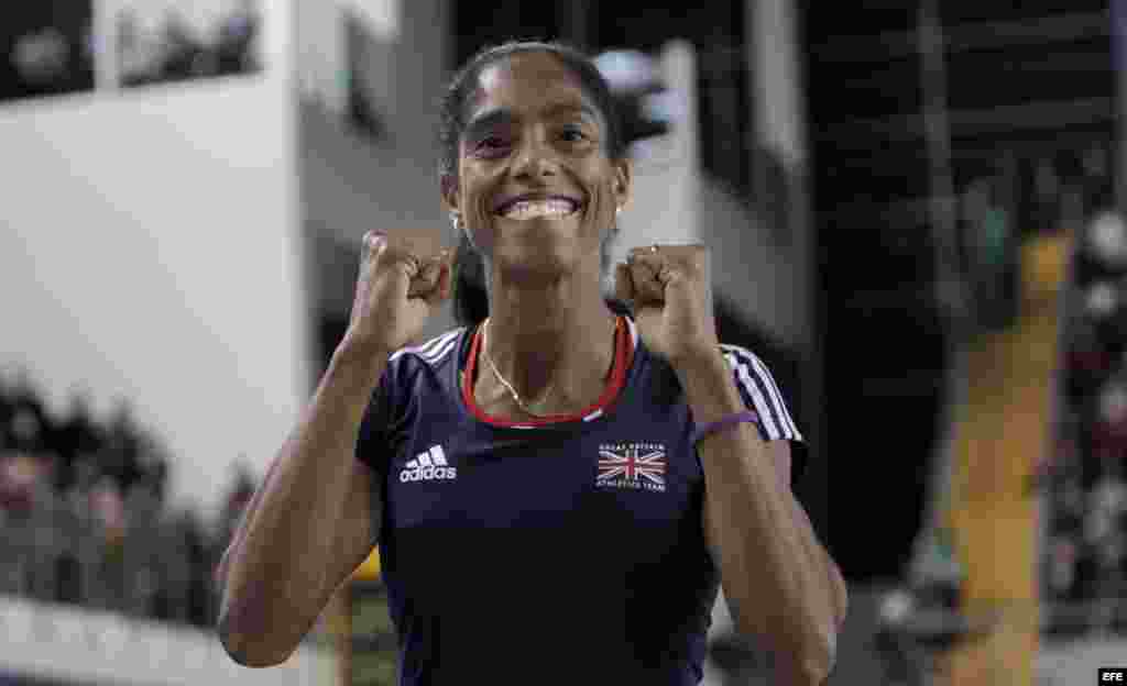 La atleta cubano-británica Yamilé Aldama pasa a la final de triple salto en Olimpiadas Londres 2012