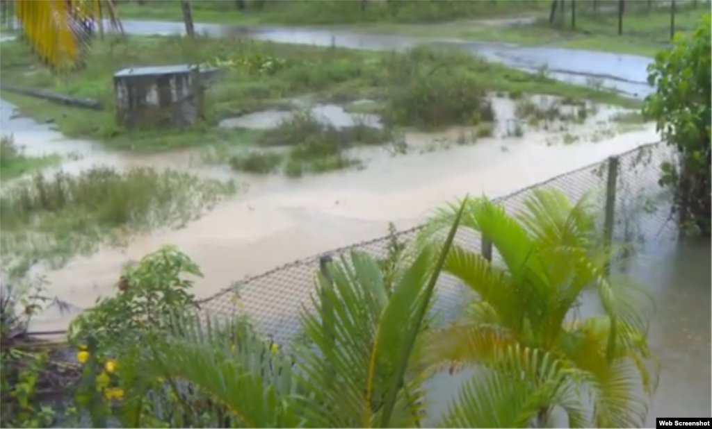 Imágenes de Pinar del Río tras intensas lluvias / Captura de Pantalla de video TelePinar.
